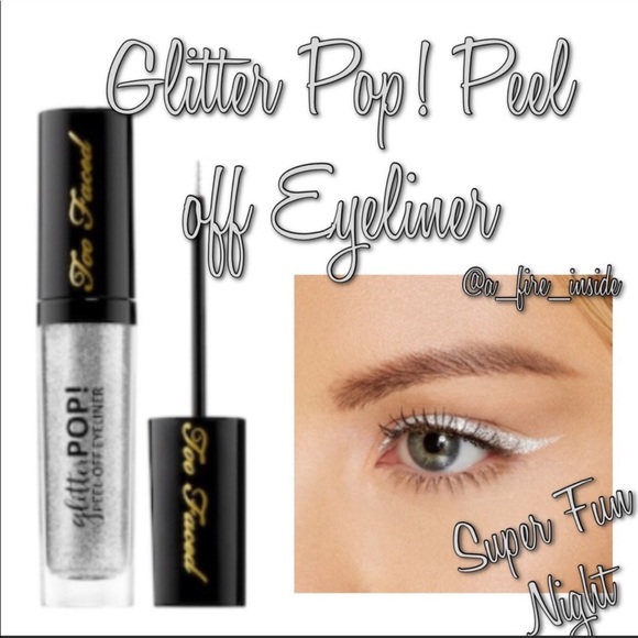 (4) Too Faced glitter pop peel off eyeliner - Picture 9 of 14